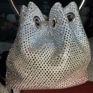 Jimmy Choo Rare Rainbow Swarovski Crystal Bon Bon Bag